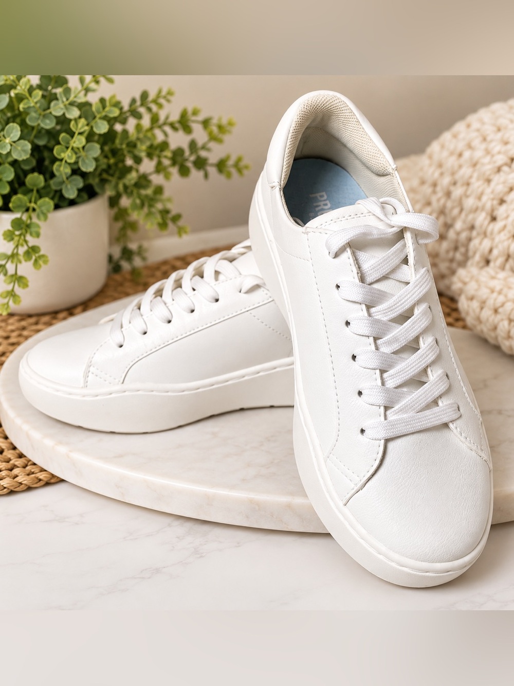 Project Cloud White Sneakers Women’s Size 7 New